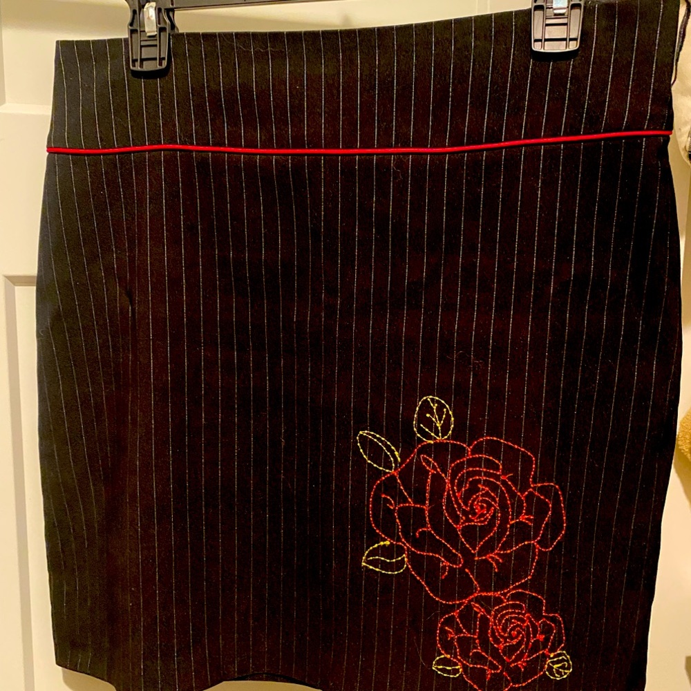 My Michelle Black Red Mini Skirt vintage 90’s Y2K grunge punk